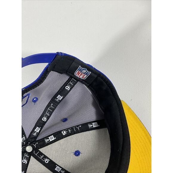 Youth New Era Los Angeles Rams 1937 coaches Sidelines 9fifty Hat Cap SnapBack - Picture 11 of 13